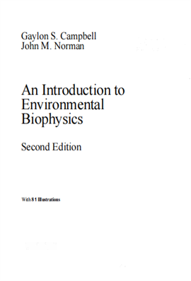 An Introduction To Environmental Biophysics 2ed